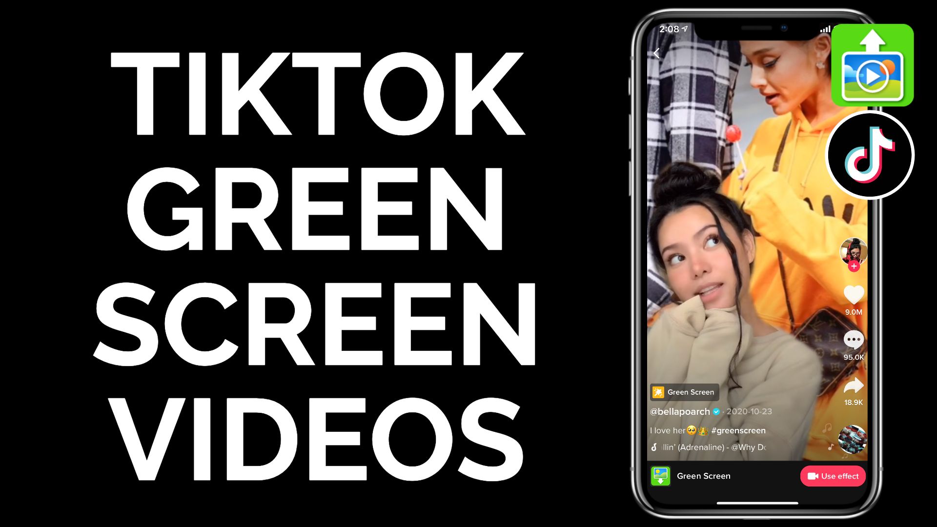 tiktok green screen effect