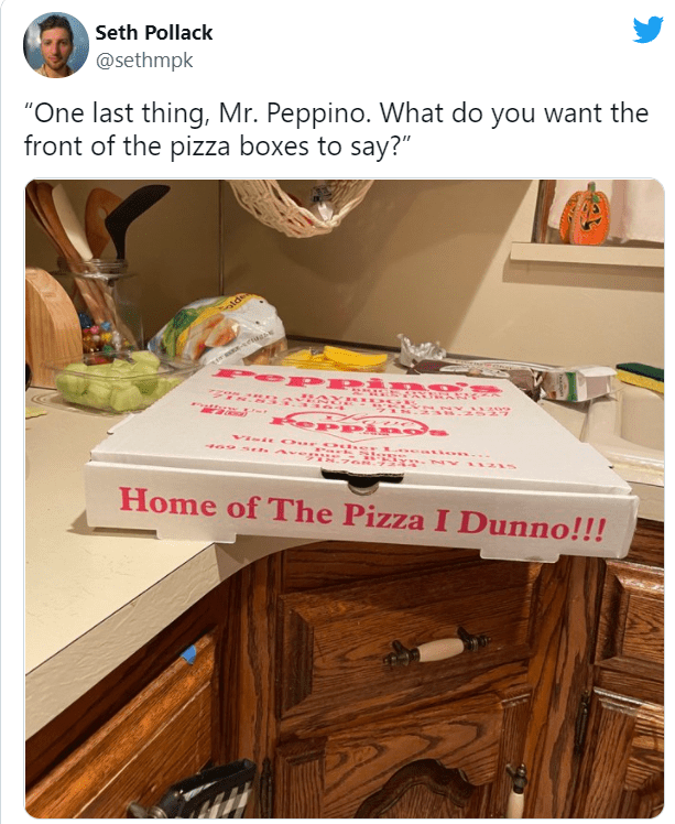 funny tweet about pizza