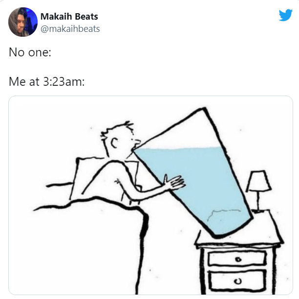 funny tweet about sleep