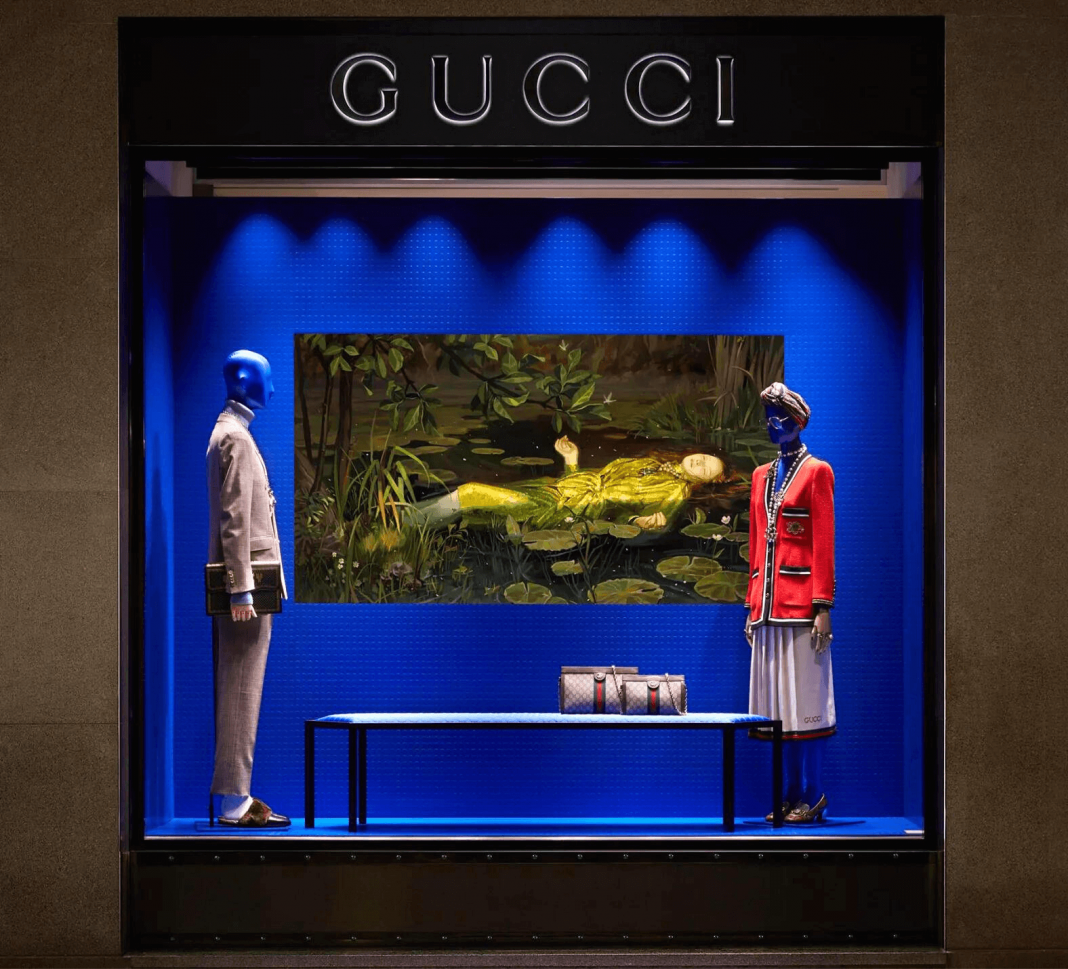 aesthetic gucci store
